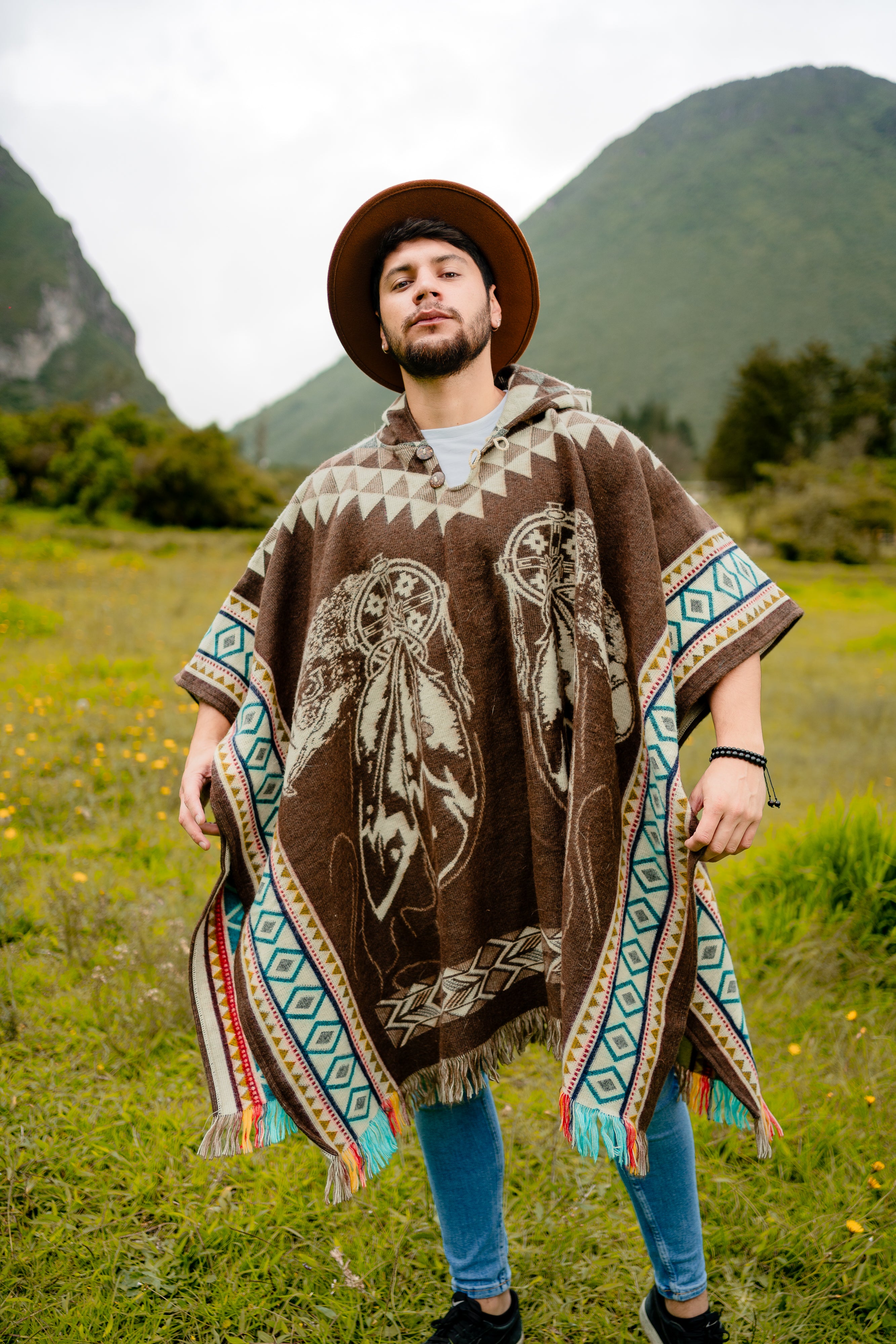 Alpaca poncho