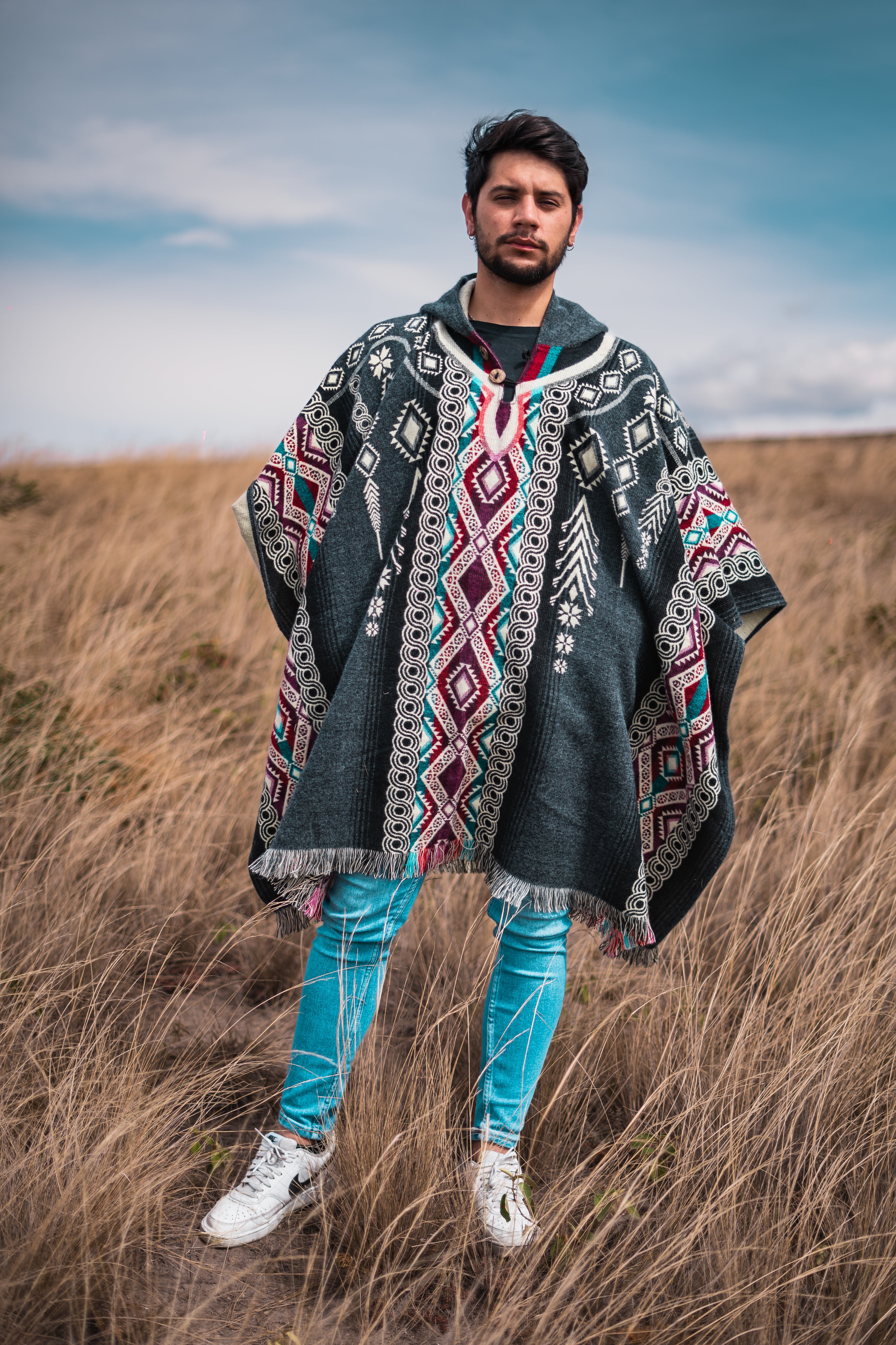 Alpaca poncho