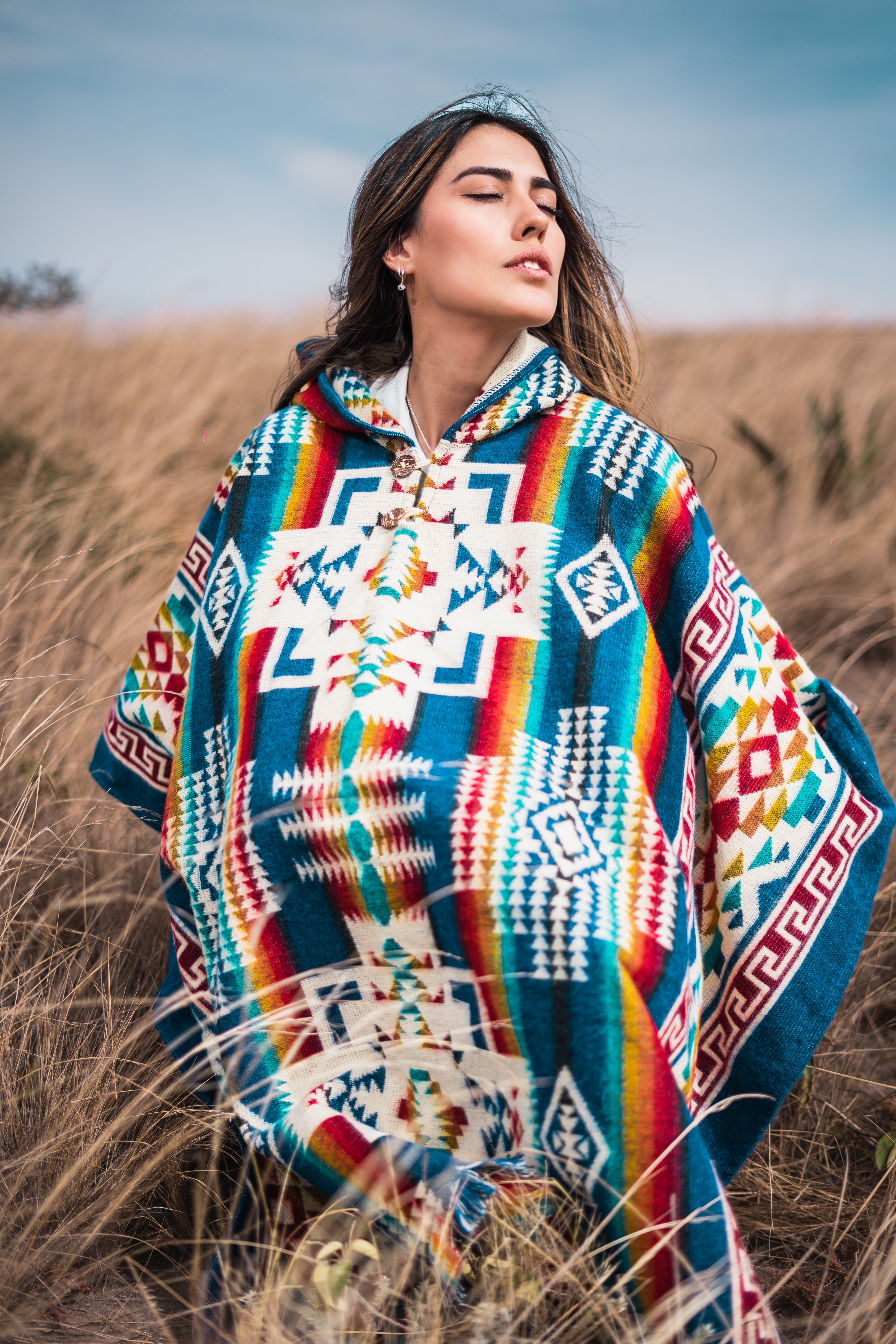 Alpaca poncho