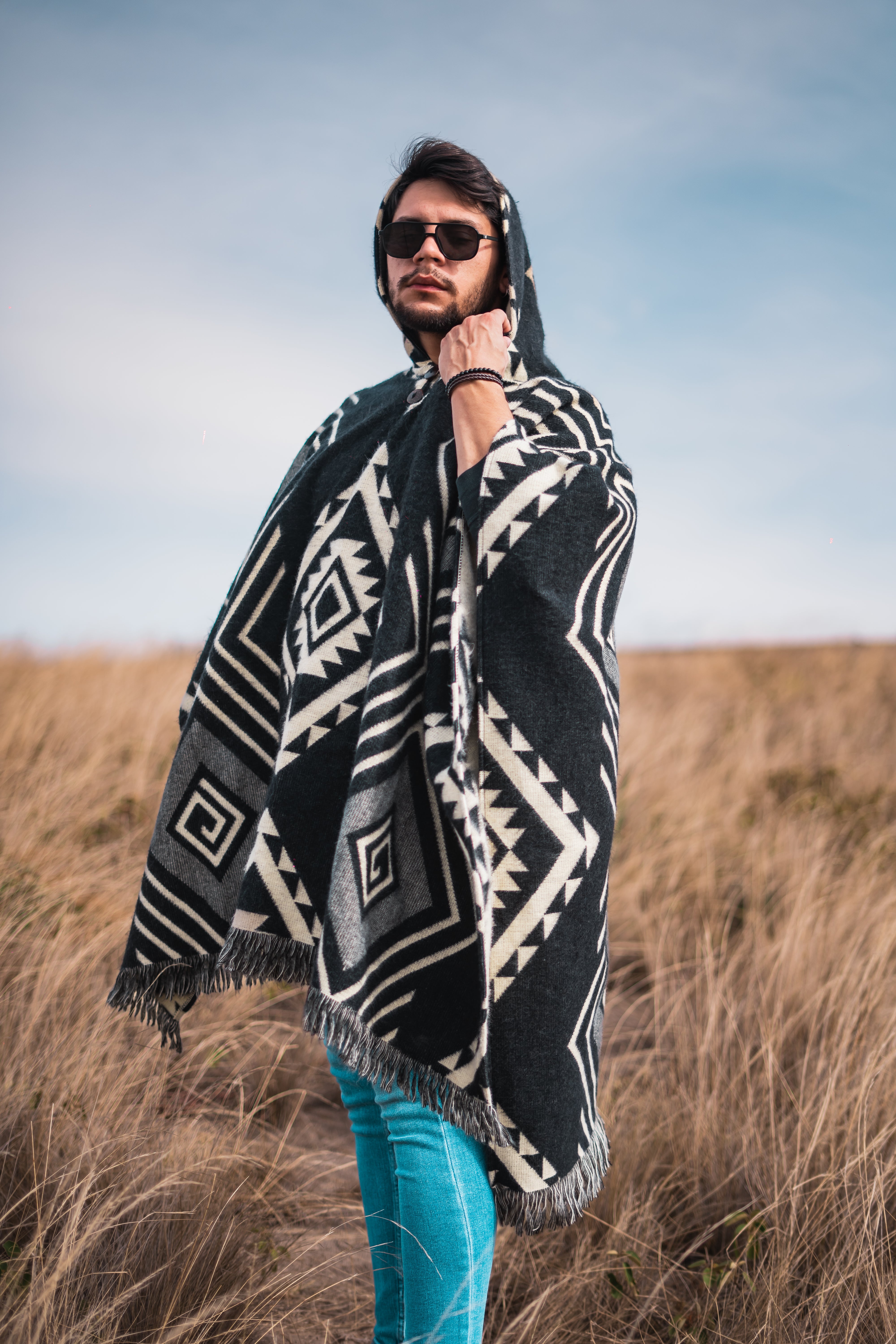 Alpaca poncho