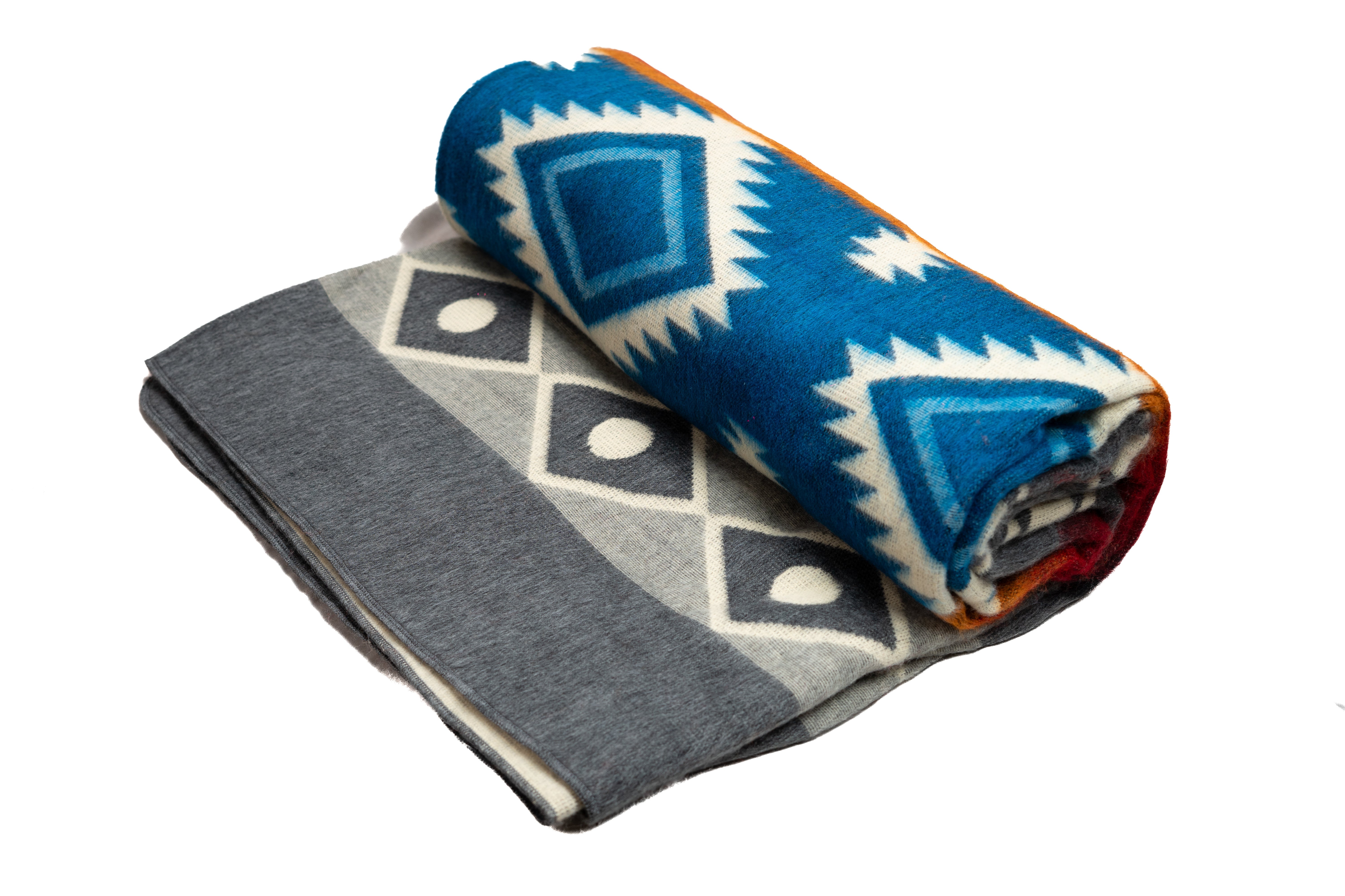Alpaca Blanket King or Queen Size | 70% Alpaca Wool | Breathable Hypoallergenic Ultra Soft | Large Warm Traditional Handmade | 85 x 80 inches | Non Scratchy or Itchy.
